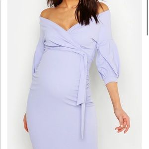 Boohoo maternity dress